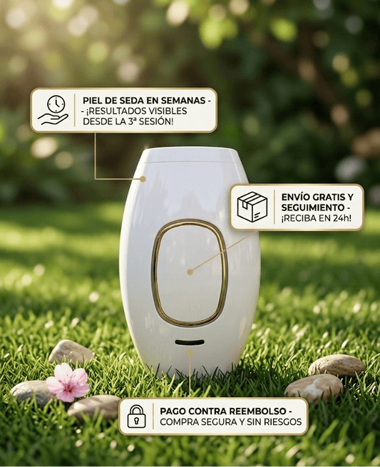 Depiladora Láser IPL SOLADIVA™ — Piel lisa en 4 semanas