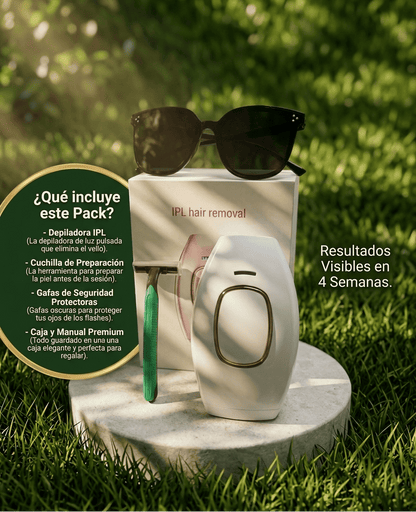 Depiladora Láser IPL SOLADIVA™ — Piel lisa en 4 semanas